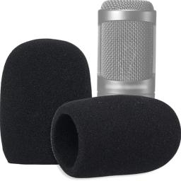 Tampa do pára-brisa do microfone para Audio Technica, à prova de vento, espuma, filtro pop, microfone, ATR2500, AT2035, AT2050, AT4040, AT2020, 1pc - Image 1