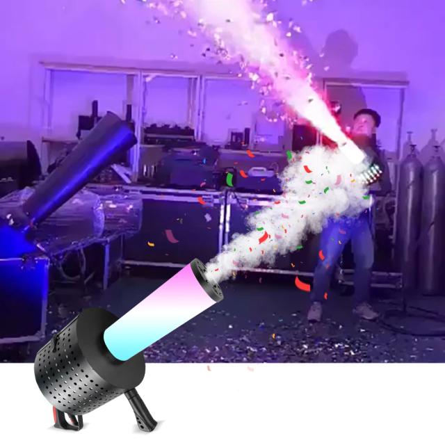 Pistola de Coluna de Gás Colorido para Efeitos Especiais em Shows de DJ e Fumaça Atmosférica