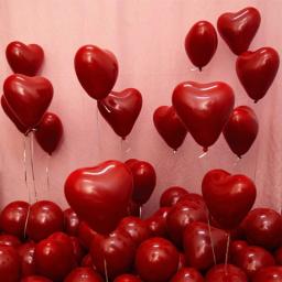 Coração vermelho inflável látex balões, decoração suprimentos, dia dos namorados, festa de casamento, aniversário, atacado, 50 pcs, 10pcs - Image 3