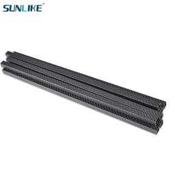 1pcs 3k tubo quadrado de fibra carbono completo comprimento 1000mm od 8 10 12 14 15 16 17 18mm sarja superfície matte - Image 3