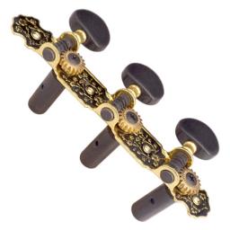 Guitarra clássica Cabeças de máquina, afinação Pegs, chave, ouro, afinadores, chaves, peças, acessórios, 3L - Image 3