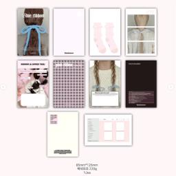 Adesivos decorativos para material de Scrapbooking, DIY Decal Memo Pad, fita de arco rosa, Inst Style Journal Planner - Image 2