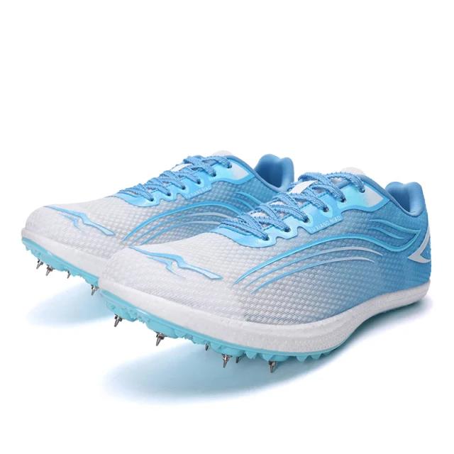 Alta qualidade das mulheres dos homens sapatos de pista e campo juventude anti deslizamento tênis ao ar livre profissional salto runn sapatos estudante formadores
