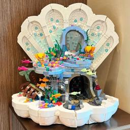 Blocos de construção de garra real para crianças, Princess Palace, brinquedos criativos para meninas, presentes de Natal e aniversário, novos, 1808PCs, 43225, 2023 - Image 3
