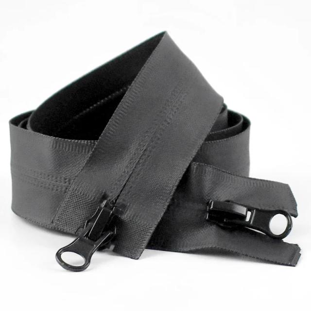 Zíperes Impermeáveis Double Open-End Invisíveis para Roupas e Parkas - Kits de 5 Peças em Vários Comprimentos Disponíveis