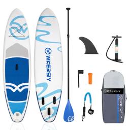 Stand Up Paddle Board inflável SUP antiderrapante para todos os níveis de habilidade, prancha de surf com bomba de ar, bolsa de transporte, trela, barco em pé - Image 1
