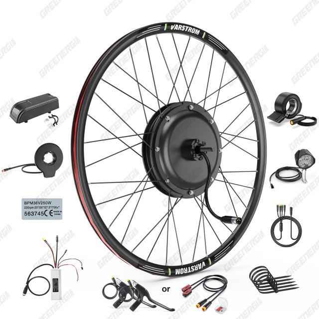 Varstrom Kit de Conversão Bicicleta Elétrica Motor do Cubo Traseiro 1000W 48V