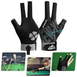 Luvas de Snooker Ajustáveis para a Mão Esquerda, Elástico, Portátil, Leve, Elástico, Dedo Aberto - Image 1
