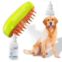 Escova de vapor para limpeza de animais, lavagem livre, soro do cabelo essência, grooming animal, depilação essência gato e cão, steamy, 10-3 pcs - Image 4