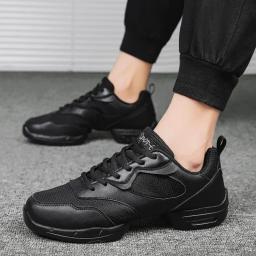 Calçados Esportivos Antiderrapantes para Homens, Sapatos de Dança Quadrados, Tênis Increased Net, Jazz Tênis, Fitness, Performance de Equipe, Novo - Image 5
