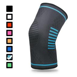 Knitted Nylon Sports Knee Pads, montanhismo ao ar livre, quente, badminton, corrida, Fitness, outono, inverno - Image 1