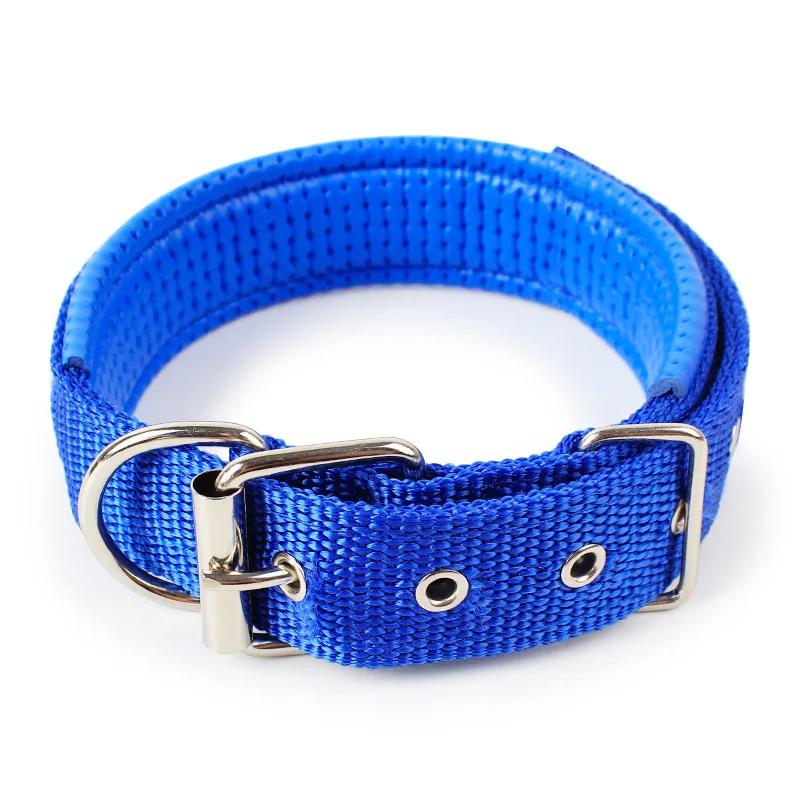 Coleiras de Nylon ajustáveis para Pet, alça de pescoço para cães pequenos, médios, grandes, gola de gato, coleira acolchoada de espuma, acessórios para cães - Image 1
