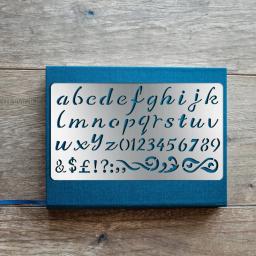 Letra número de aço inoxidável estênceis diy pintura scrapbook coloração gravação álbum modelo decorativo - Image 5