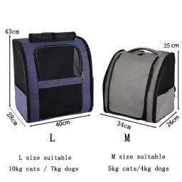 Grande espaço respirável pet mochila, saco de viagem portátil, gato, transporte cão pequeno, pet fornecimentos - Image 3