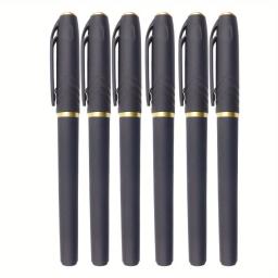 Caneta gel de tinta preta de grande capacidade 1.0 ponta bala caligrafia prática carbono preto para negócios de negócios de estudantes da escola - Image 6