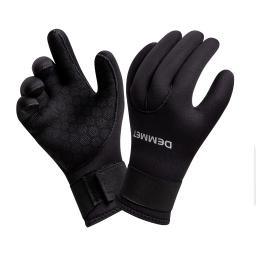 Luvas aquecidas de inverno para mergulho em neoprene para homens e mulheres, 3mm, 5mm, Diver Wetsuit, mergulho, vela, Spearfish, caça submarina, luva - Image 5