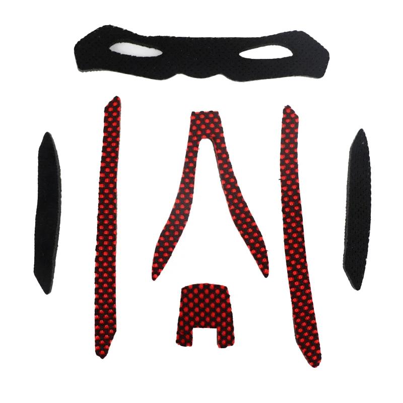 Bicicleta Capacete Forro acessórios MTB Ciclismo Capacete Casco Ciclismo Respirável macio e confortável chin pad para capacetes kask - Image 1