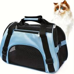 Bolsa de viagem portátil malha respirável para animais de estimação, cão e gato, cachorro, tenda ao ar livre, bolsa, saída, cães - Image 1