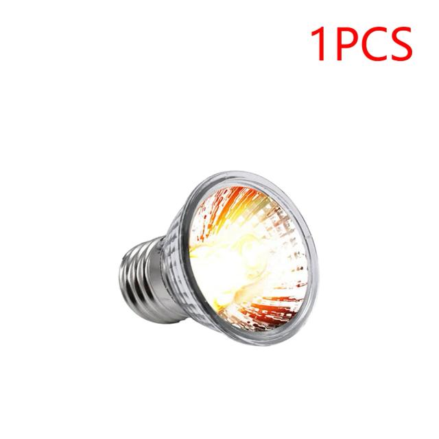 Lâmpada Solar UVA e UVB para Répteis e Anfíbios - Iluminação Completa e Aquecimento para Tartarugas - Disponível em 25W, 50W e 75W, Pacotes de 1 a 10 Unidades