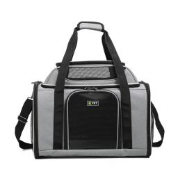 Saco de transporte para animais de estimação, dobrável, portátil, malha, viagem, pequeno, médio, gatos, filhotes, gato - Image 4