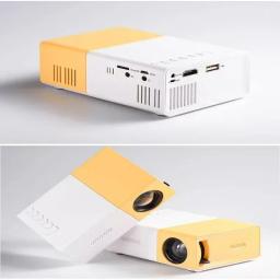 Mini projetor portátil com tela LED, YG300, computador com HDMI, USB, TF - Image 5
