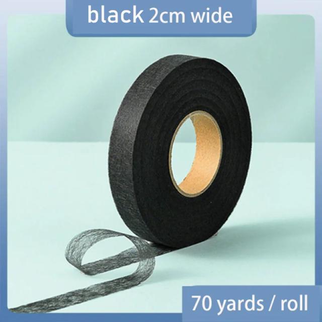 Interlining Adesivo Não-Tecido Dupla Face para Costura - Fita Hem Ferro, Ideal para Artesanato DIY, 60m por Rolo