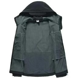 Casaco com capuz russo Camo masculino, casaco de caça tático, impermeável e à prova de vento, vários bolsos, zíper, inverno - Image 5
