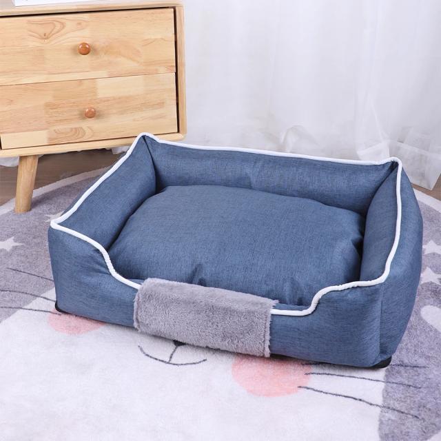 Cama Fluffy Lavável para Cães Pequenos e Médios - Conforto Aquecido para Pets e Gatos
