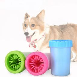 Automatic Pet Foot Washing Cup, Banho do cão, Limpe livre, Escova de limpeza de pata suja gato portátil, Limpeza de beleza - Image 1