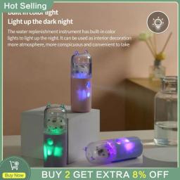 Cute Cat Nano Mist Facial Pulverizador, Instrumento de beleza, Umidificador recarregável USB, Face Steamer, Ferramenta de beleza hidratante, Nebulizador - Image 1