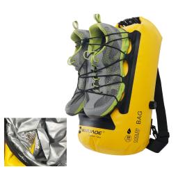 Impermeável dupla alça de ombro flutuante sacos, bolsa de transporte, mochila para vela, natação, rio, trekking, camping, ao ar livre, 20L - Image 4