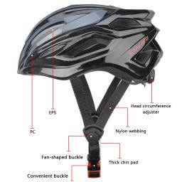 PEMILA-Capacete Ultraleve de Ciclismo para Homens e Mulheres, Boné de Segurança, BTT, Bicicleta, Novo, 180g - Image 2