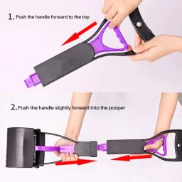 Fácil usar portátil para animais estimação, coletor resíduos para cães ar livre, suprimentos para cães estimação - Image 2