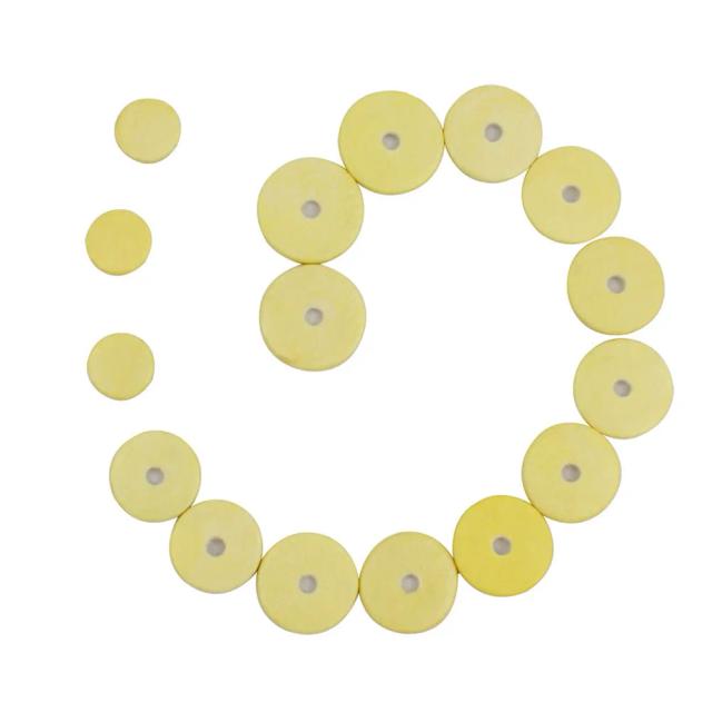 Conjunto de 16 Almofadas de Flauta de Pele Única - Peças de Reposição de Alta Qualidade