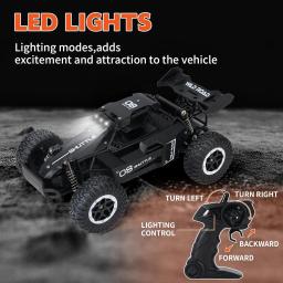 Novo carro RC 1:16 Carros com controle remoto 2.4G Buggy Truck Drift Racing Climbing Off Road Vehicle Brinquedo para atividades ao ar livre Presentes para meninos e meninas - Image 4