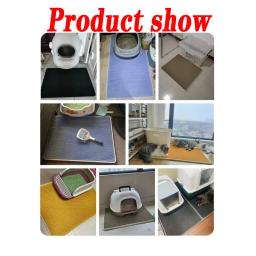 Tapete de areia dobrável para gatos, Pet Trapping Mat, Almofadas impermeáveis à prova de urina, Camada dupla, Suprimentos limpos - Image 5