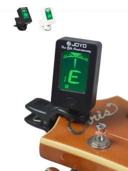 Mini afinador digital de clamp-on de LCD com rotação de 360 graus para guitarra, baixo, violino, ukulele, acessórios para guitarra - Image 1