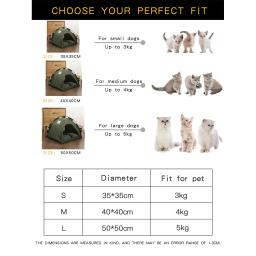 Almofada quente tenda cama para animais de estimação, gato casa, suprimentos produtos acessórios, sofá cesta, garra, gatinho tendas, cesta, móveis, inverno - Image 6