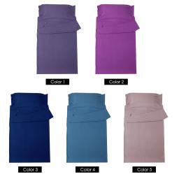 Saco de dormir leve portátil, saco multipessoa, acampamento exterior, folha do curso do hotel, forro, 115cm x 210cm - Image 6