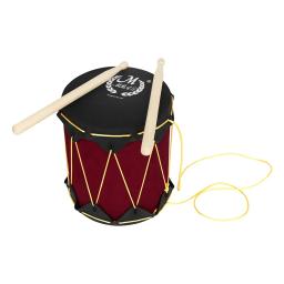 Borracha pele tambor com baquetas, pandeiro, pode ser transportado, instrumento de percussão, resistente e durável, tambor indiano - Image 1