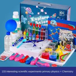 Laboratório Químico Experiment Kits para Crianças, Brinquedos Montessori, Brinquedos Educativos, Equipamento Popular, Novo - Image 2