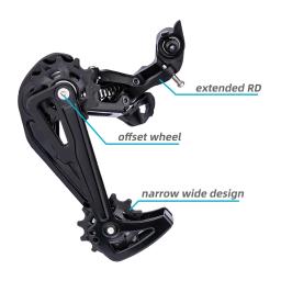 Ltwoo a7 10 shifter groupset mtb bicicleta 1x10 velocidade gatilho alavanca traseira desviador switches compatível sram shimano Max-52T cassete - Image 5