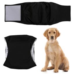 Fraldas ajustáveis de barriga, Fralda de cachorro para cães machos, Calça Reutilizável Lavável Pet Underwear para cães pequenos - Image 3