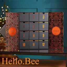 Caixa de Papelão com Gavetas, Caixa de Presente, Personalizado, Advento, Calendário, Luxo, 12 Dias, 24 Dias, Produto Personalizado - Image 5