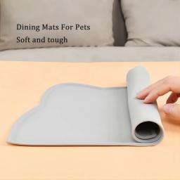 Non-Stick impermeável Silicone Pet Feeding Mat, Food Feeding Pad, Tigela de cachorro e gato, Alimentador de cachorro, Almofada de água - Image 4