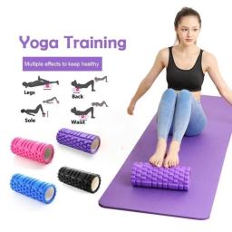 Rolo flutuante tridimensional de espuma de coluna de yoga oca para pilates yoga exercício fitness relaxamento massagem muscular vara clube - Image 3