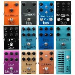 Pedal de efeitos de guitarra elétrica irin zip amp taichi tauran uzi americano ac tom calfórnia britânico extremo maximum banda controlador - Image 1