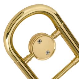 B Flat Piston Trombone Instrumentos Musicais, Amarelo Latão corpo laca com caso, bocal - Image 5
