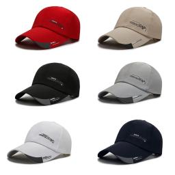 Quente longo da borda boné de beisebol sol viseira chapéu à prova dwaterproof água esporte pato língua feminino masculino secagem rápida ao ar livre espaço boné de beisebol ajustável - Image 6
