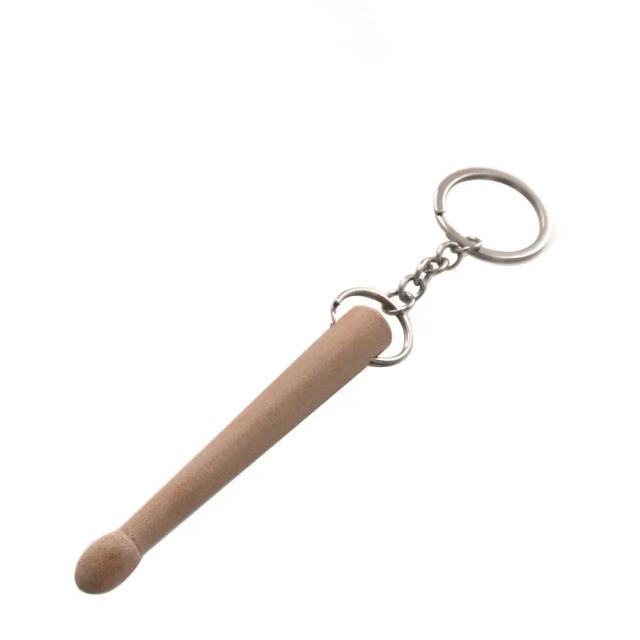 Chaveiro Mini Baqueta de Madeira: Presente Perfeito para Músicos e Amantes da Música
